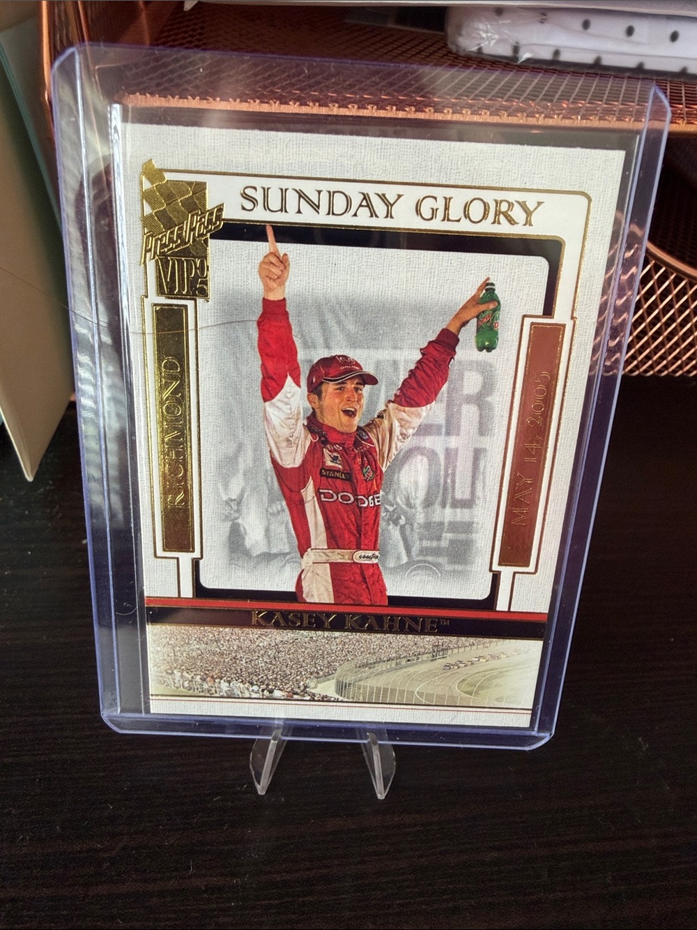 Nascar Kasey Kahne Racing Card - Red, White, Gold